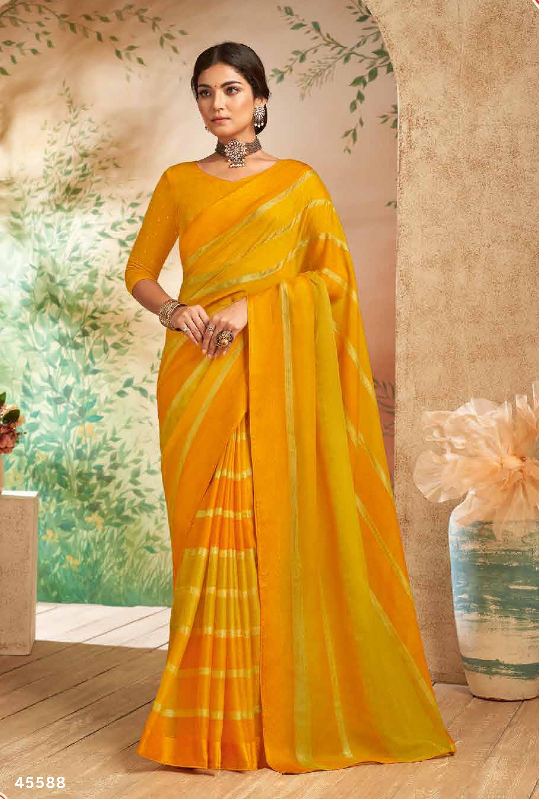 Subhash Swarnika Vol-02 Fancy Print Saree Premium Designer Prints  14 Pcs Wholesale Set – M.R. Saree Emporium