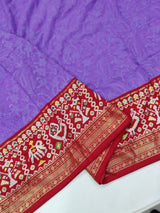 Sukanya Series - Pure Georgette Chikankari Work Saree