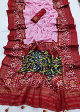 Sukanya Series - Pure Georgette Chikankari Work Saree