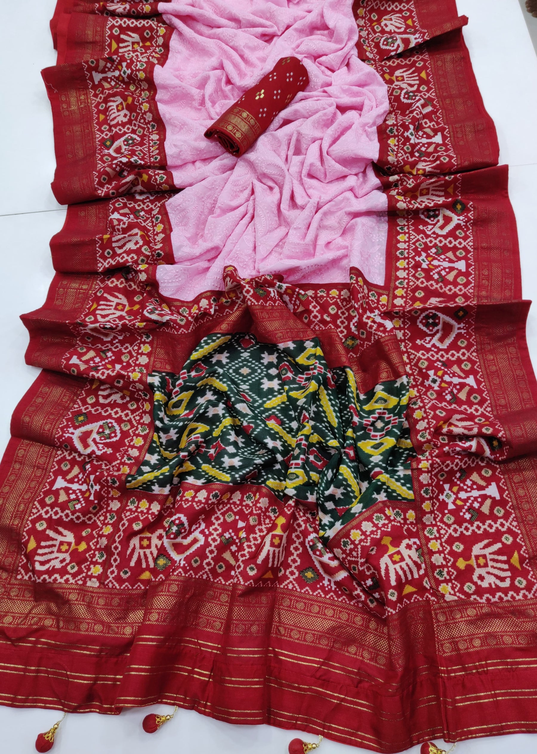 Sukanya Series - Pure Georgette Chikankari Work Saree