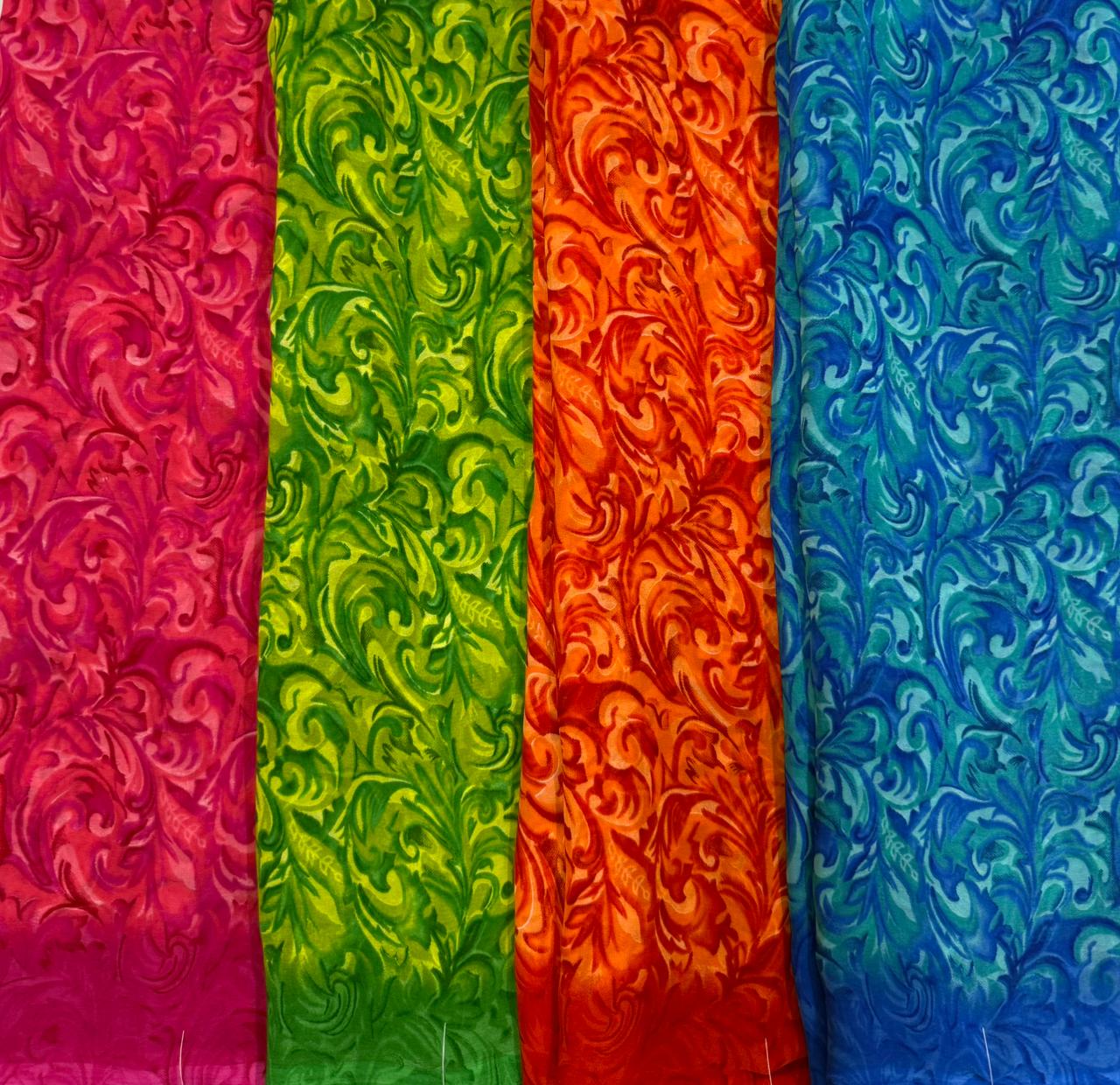 Syn-10 Weightless Printed Saree – Set of 4 Pcs – M.R. Saree Emporium