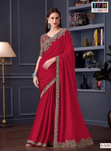 TFH Silver Screen Edition Hits SS-30002 Hit Design Party Wear Saree - 7 Pcs Set