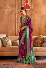 Trirath Hast Patola Mercerizer Sigma Silk Saree - M.R. Saree Emporium
