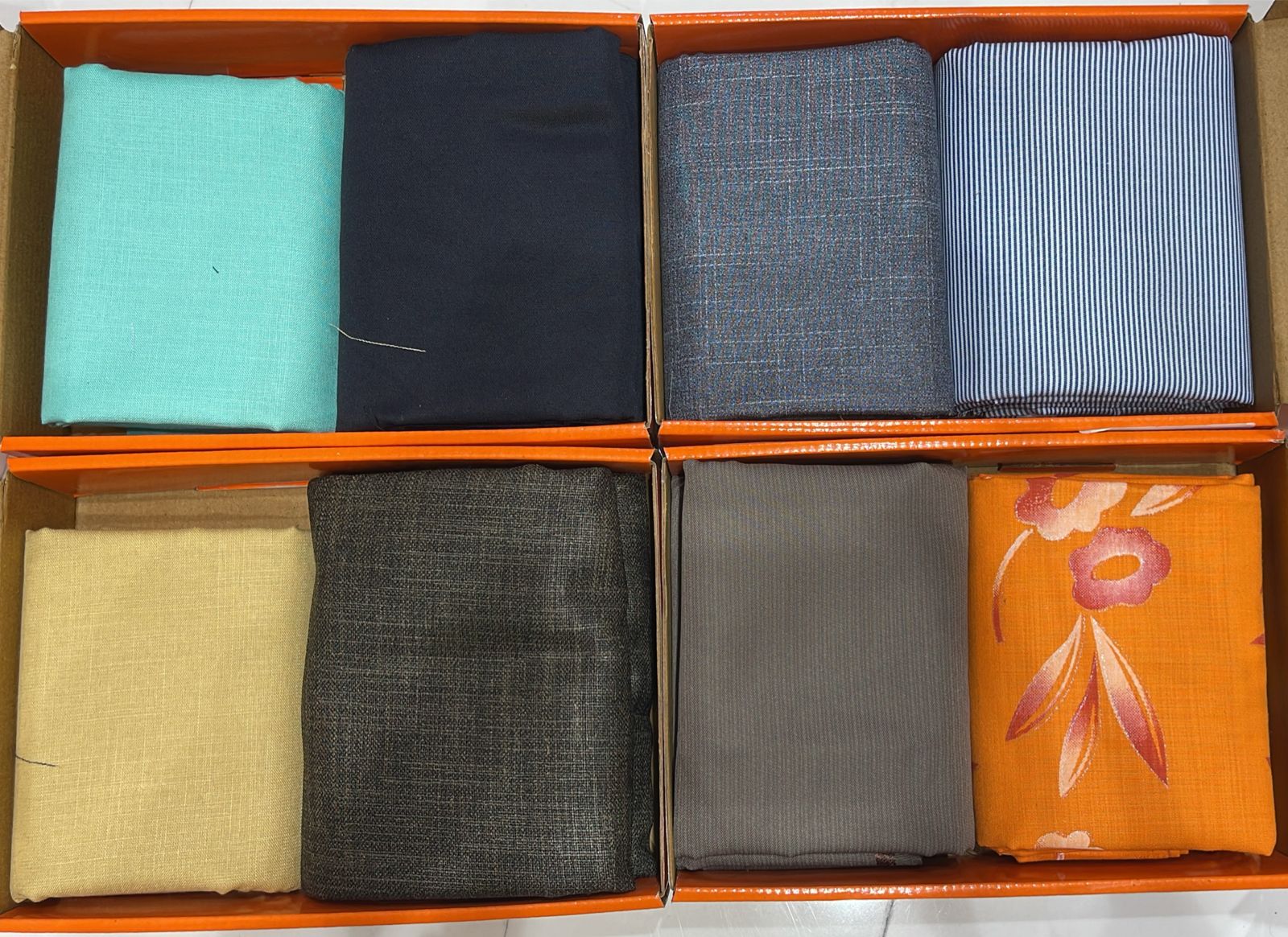 UJ Premium Shirting & Suiting Fabric Combo Set - 2 Pcs Unstitched Daily Wear Fabric Wholesale