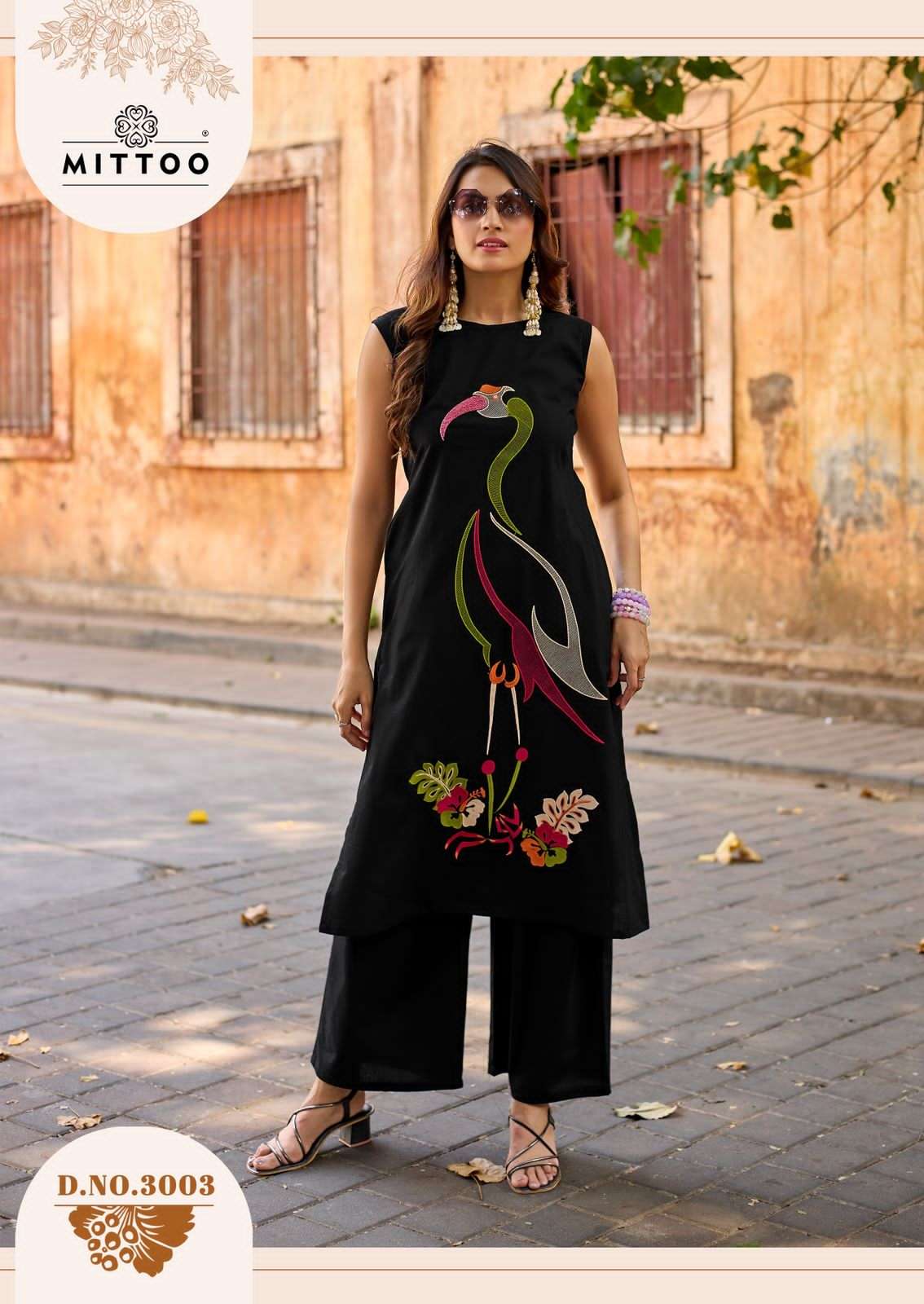 Mittoo Udaan Dhabu Cotton Kurti Pant Set 6 Pcs Wholesale