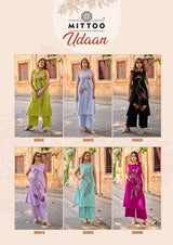 Mittoo Udaan Dhabu Cotton Kurti Pant Set 6 Pcs Wholesale