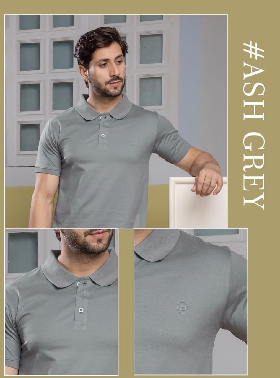 ZU™ Premium Cotton Polo T-Shirt - M.R. Saree Emporium