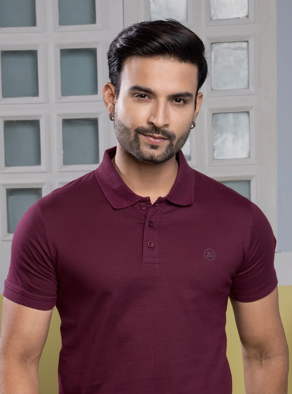 ZU™ Premium Cotton Polo T-Shirt - M.R. Saree Emporium