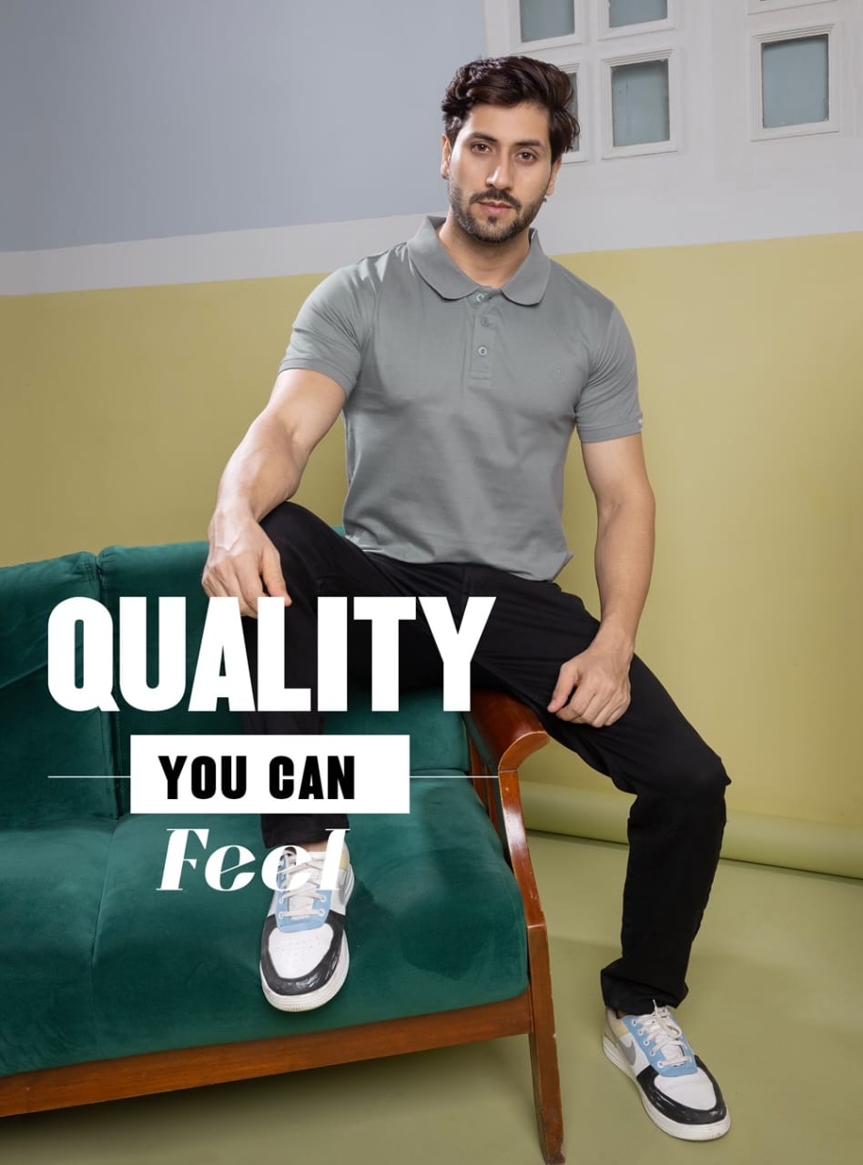 ZU™ Premium Cotton Polo T-Shirt - M.R. Saree Emporium