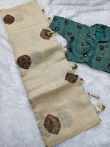Vallabhi Digital Print Linen Silk Saree - Designer Blouse Included - Premium Printed Saree Collection - M.R. Saree Emporium
