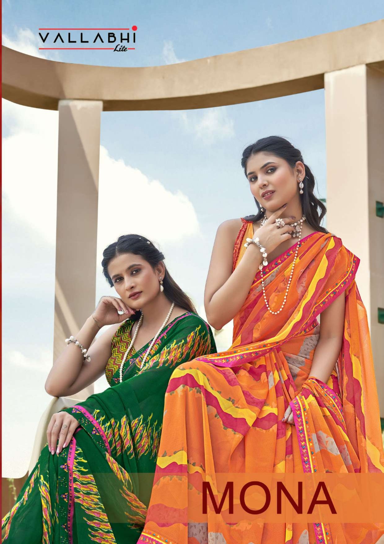 Vallabhi Mona Fancy Printed Saree – Premium Soft Fabric with Designer Border -M.R. Saree Emporium