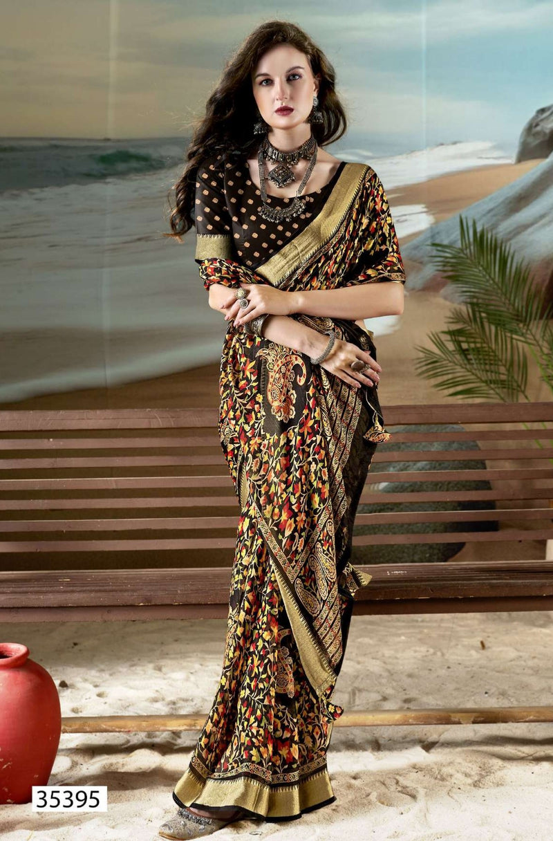 Vallabhi Print Vikranti Fancy Print Sarees– M.R. Saree Emporium