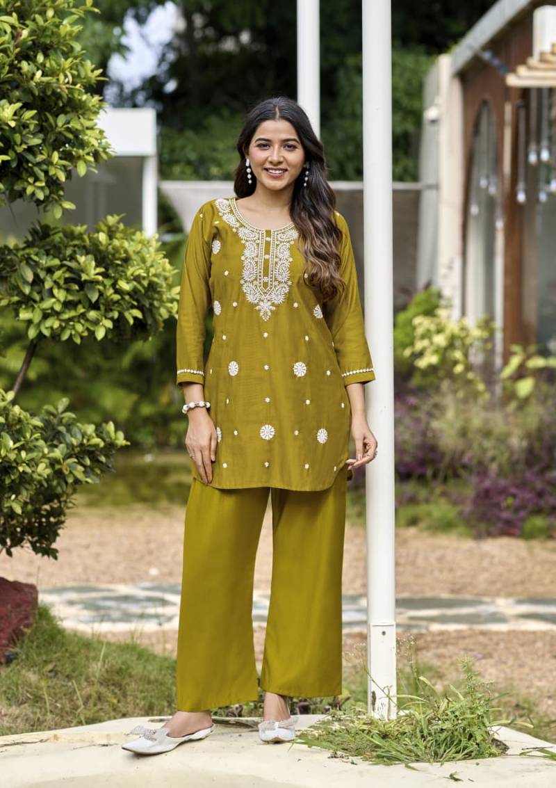 Ossm Vama Vol 4 Viscose Vetican Silk Heavy Embroidery Suit Set (6 Designs) -M.R. Saree Emporium