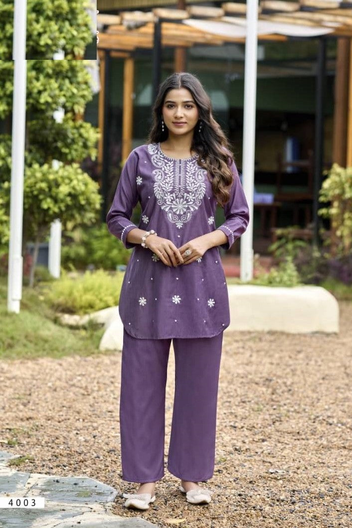 Ossm Vama Vol 4 Viscose Vetican Silk Heavy Embroidery Suit Set (6 Designs) -M.R. Saree Emporium