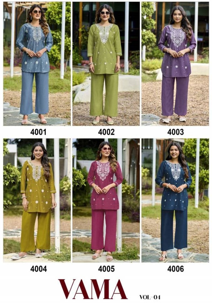 Ossm Vama Vol 4 Viscose Vetican Silk Heavy Embroidery Suit Set (6 Designs) -M.R. Saree Emporium