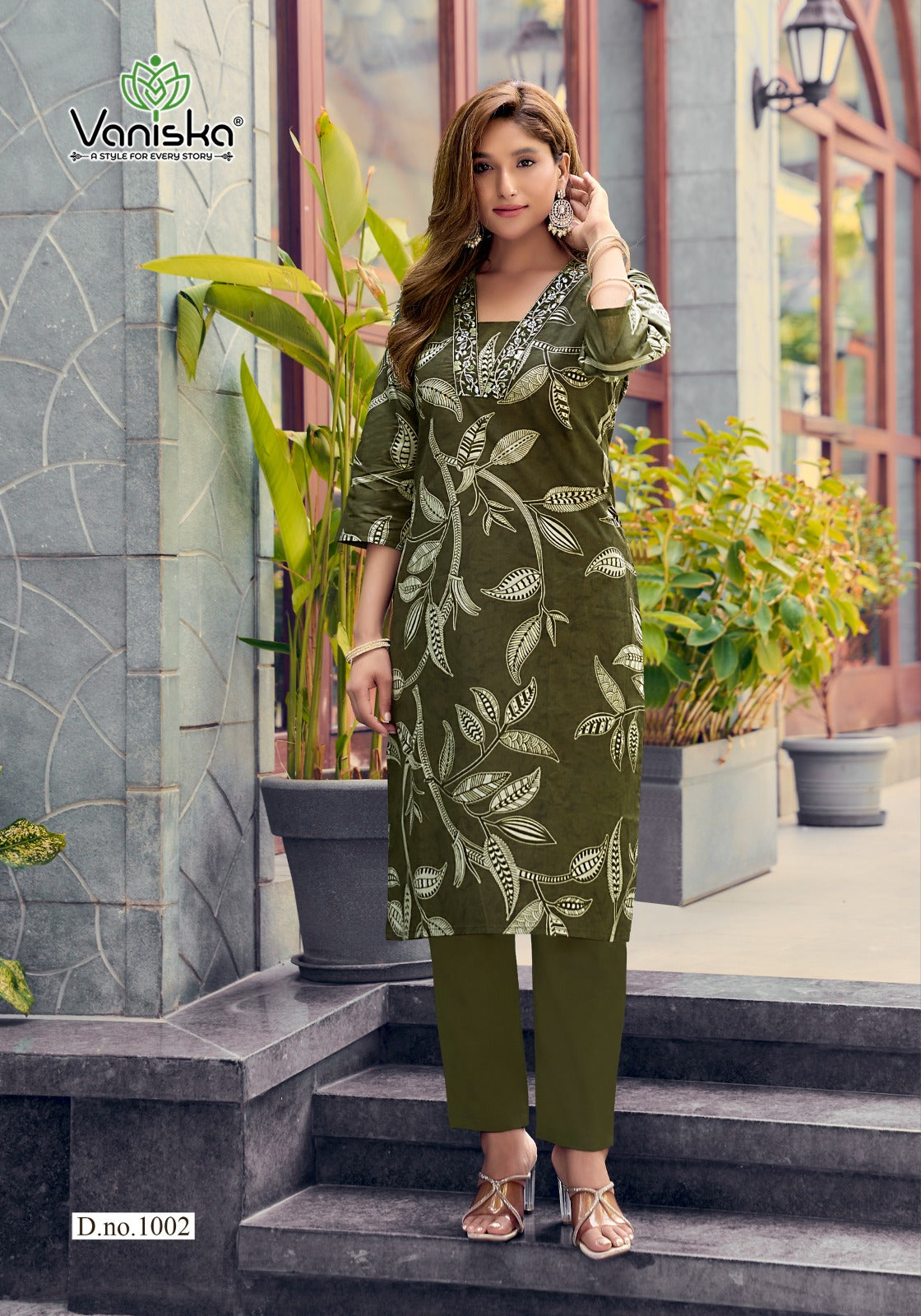 Vaniska Cotton Candy Vol 1 - 6 Pcs Set Cotton Foil Print A-Line Kurti Pant Set with Pocket - M.R. Saree Emporium