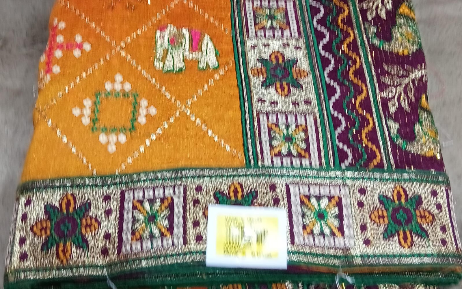 Vichitra Silk-01 Fancy Work Saree with Fancy Border – Set of 4 - M.R. Saree Emporium