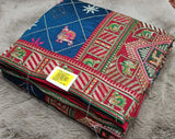 Vichitra Silk Fancy Work Saree with Fancy Border – Set of 4 - M.R. Saree Emporium