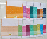 Cotton Mustard Yellow Traditional Woven Border Saree -16 Pcs Set.