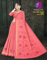 B. Vijay & Co. Zill Mill Pastel Cotton Saree Collection - 8 Pcs Set