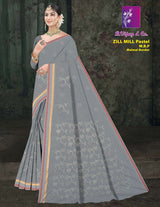 B. Vijay & Co. Zill Mill Pastel Cotton Saree Collection - 8 Pcs Set