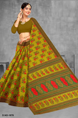 Fancy Printed Cotton Saree – Zara Cotton-M.R. Saree Emporium
