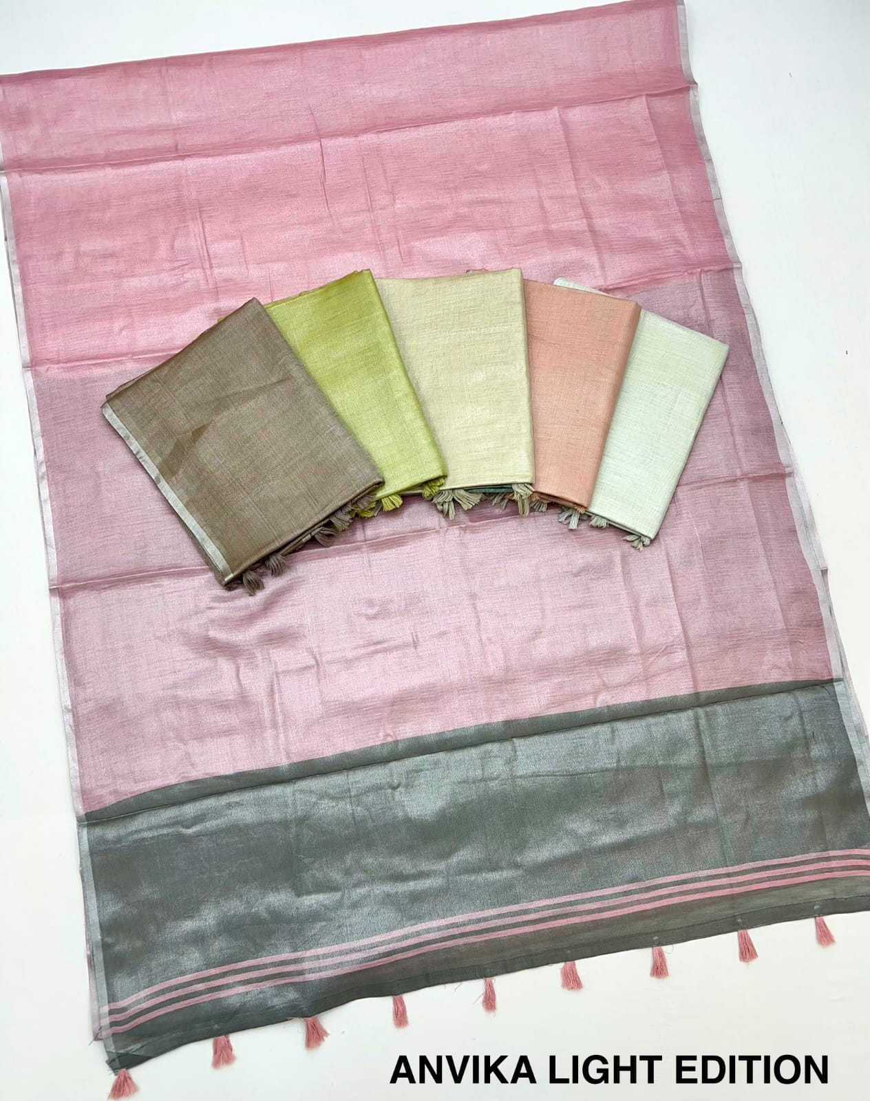 RajPath Fabrics Anvika Light Edition Tissue Silk Saree - Soft Shine Lightweight Saree