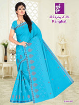 B. Vijay & Co. Panghat Cotton Saree Collection - 8 Pcs Set