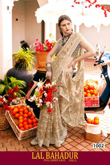 Lalbahadur Vol-02 Fancy Chiffon Full Lace Saree – M.R. Saree Emporium