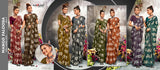 Mango Falooda Vol-5 Chiffon Saree Set (8 Pcs) Floral Print Lace Border Daily Wear - M.R. Saree Emporium