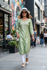 STYLE VOL 08 Women Cotton Embroidered Kurti - Casual Daily Wear