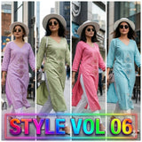STYLE VOL 06 Women Cotton Printed Kurti - Casual Daily Wear