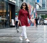 STYLE VOL 10 Women Cotton Short Kurti Top - Casual Daily Wear