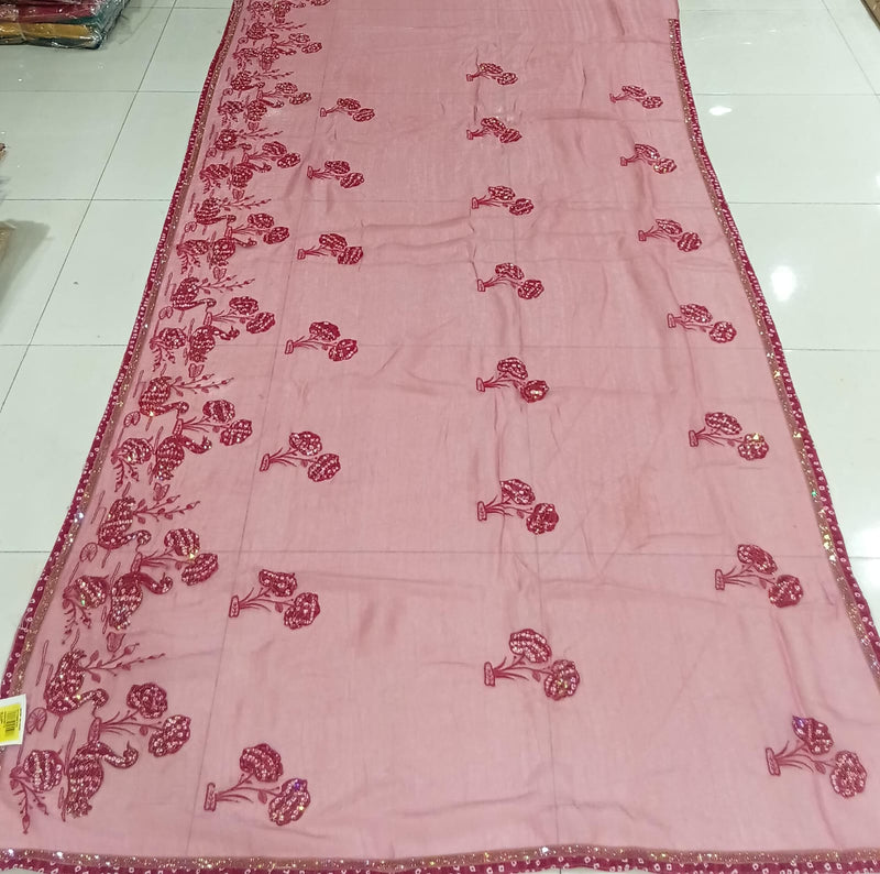 Simmar Chiffon Saree – 6 Pcs Set with Elegant Fancy Design M.R. Saree Emporium