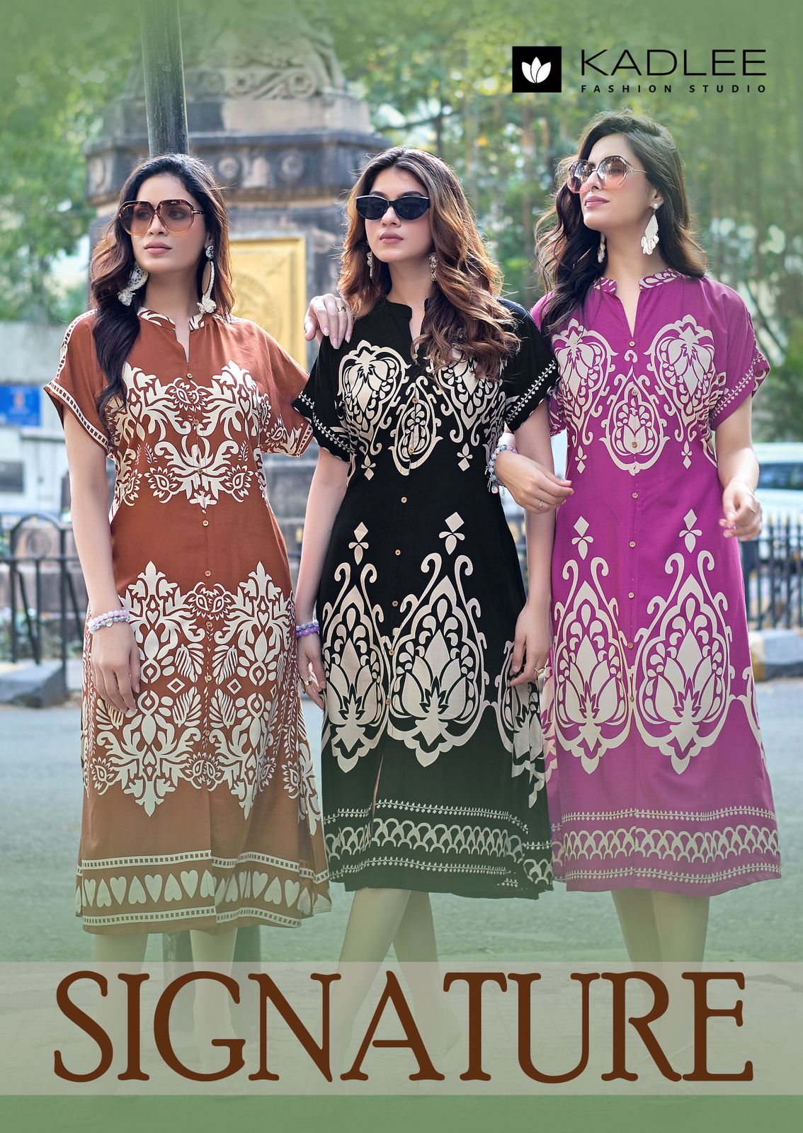 Kadlee Signature Rayon Printed Kurti - Thread & Handwork - Daily & Festive Wear - M.R. Saree Emporium