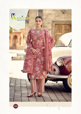 KARISSA SUMMER VIBES Cotton Suit Set with Dupatta - Mirror Work Kurti Set