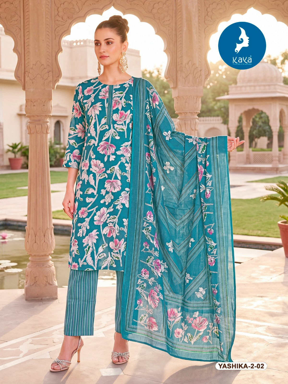 Kaya Yashika-2 Cotton Print 3 Piece Suit Collection - 6 PCS - M.R. Saree Emporium