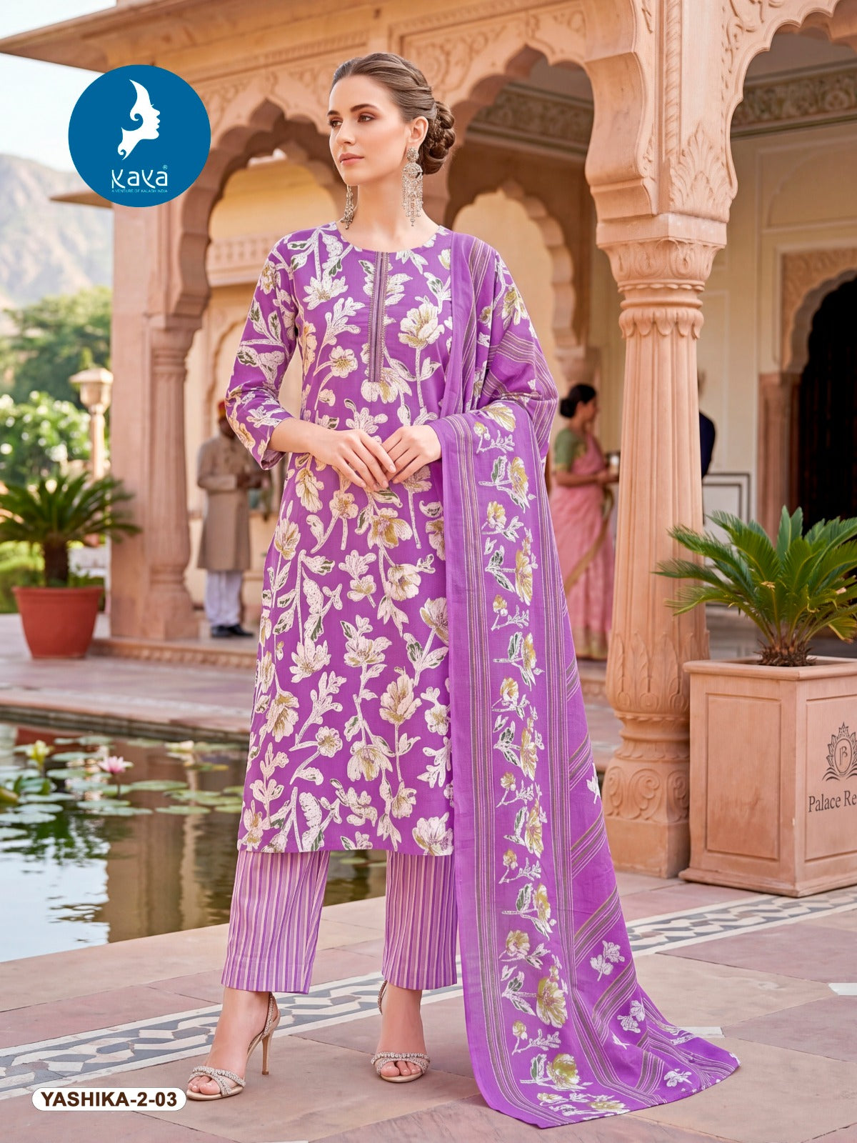 Kaya Yashika-2 Cotton Print 3 Piece Suit Collection - 6 PCS - M.R. Saree Emporium