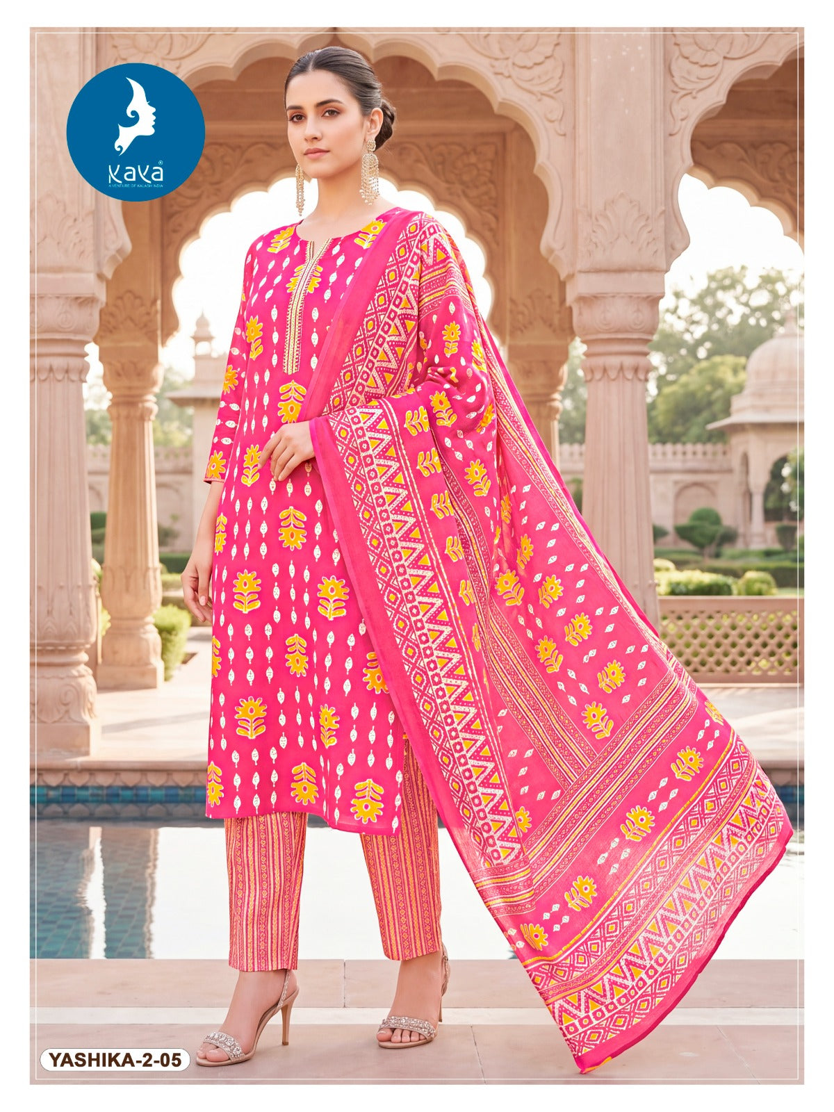 Kaya Yashika-2 Cotton Print 3 Piece Suit Collection - 6 PCS - M.R. Saree Emporium