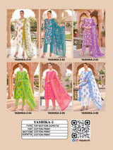 Kaya Yashika-2 Cotton Print 3 Piece Suit Collection - 6 PCS - M.R. Saree Emporium