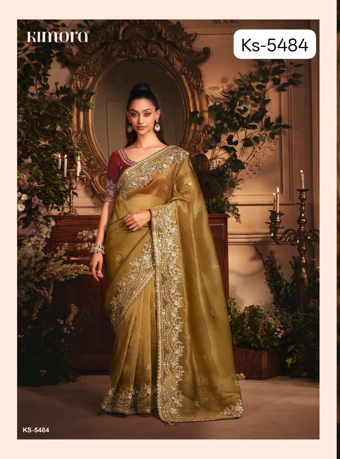 Kimora Celebration Fancy Saree Set Wholesale