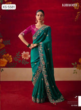 Kimora Naari Silk Saree Embroidery Wholesale Set