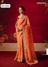 Kimora Naari Silk Saree Embroidery Wholesale Set