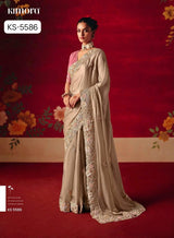 Kimora Naari Silk Saree Embroidery Wholesale Set