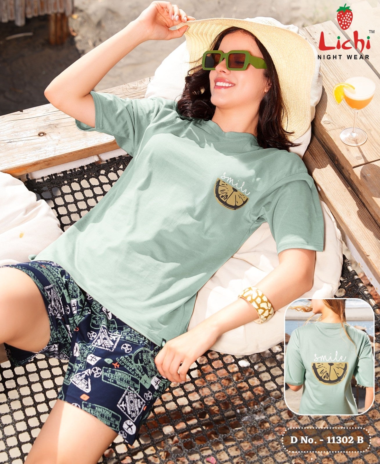 Lichi Women's Printed Cotton Hosiery T-Shirt - 6 Pcs Set