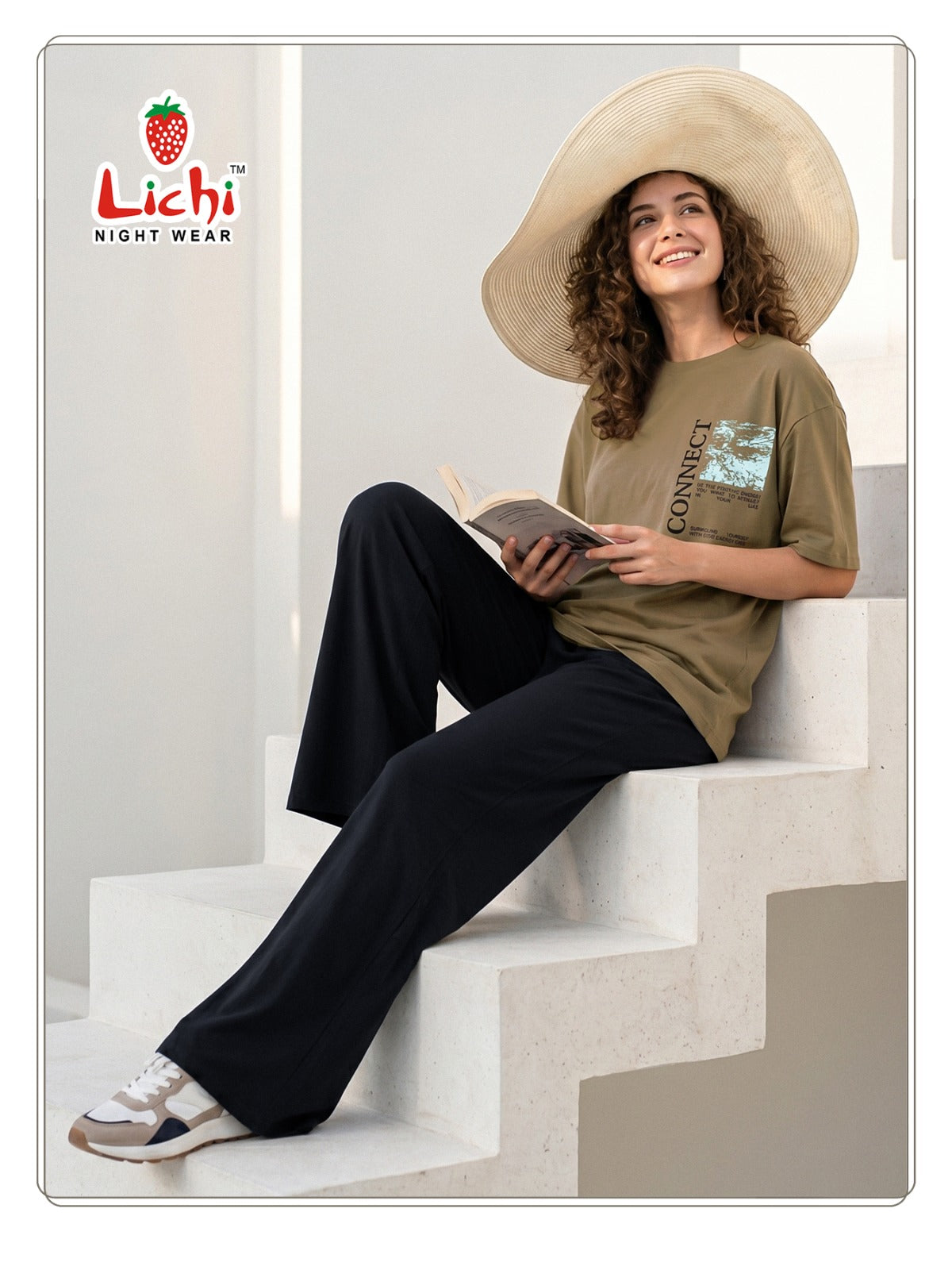 Lichi Night Wear Cotton Hosiery Co-ord Set Collection - Stylish Lounge Wear Set - S to 3XL - M.R. Saree Emporium