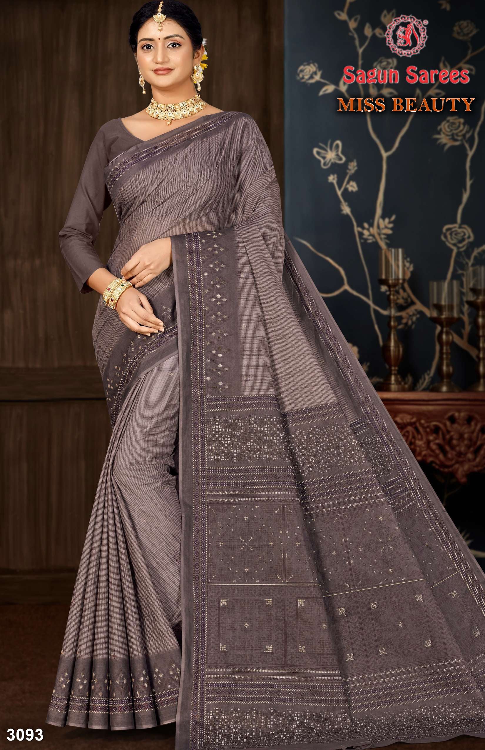 Miss Beauty Women's Cotton Woven Saree