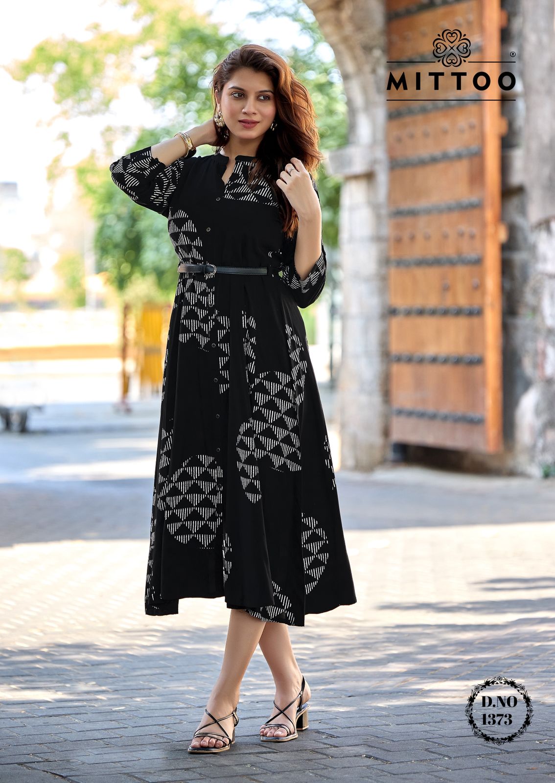 Mittoo Belt Vol-26 Rayon Printed One Piece Dress - 6 Designs Catalog - M.R. Saree Emporium