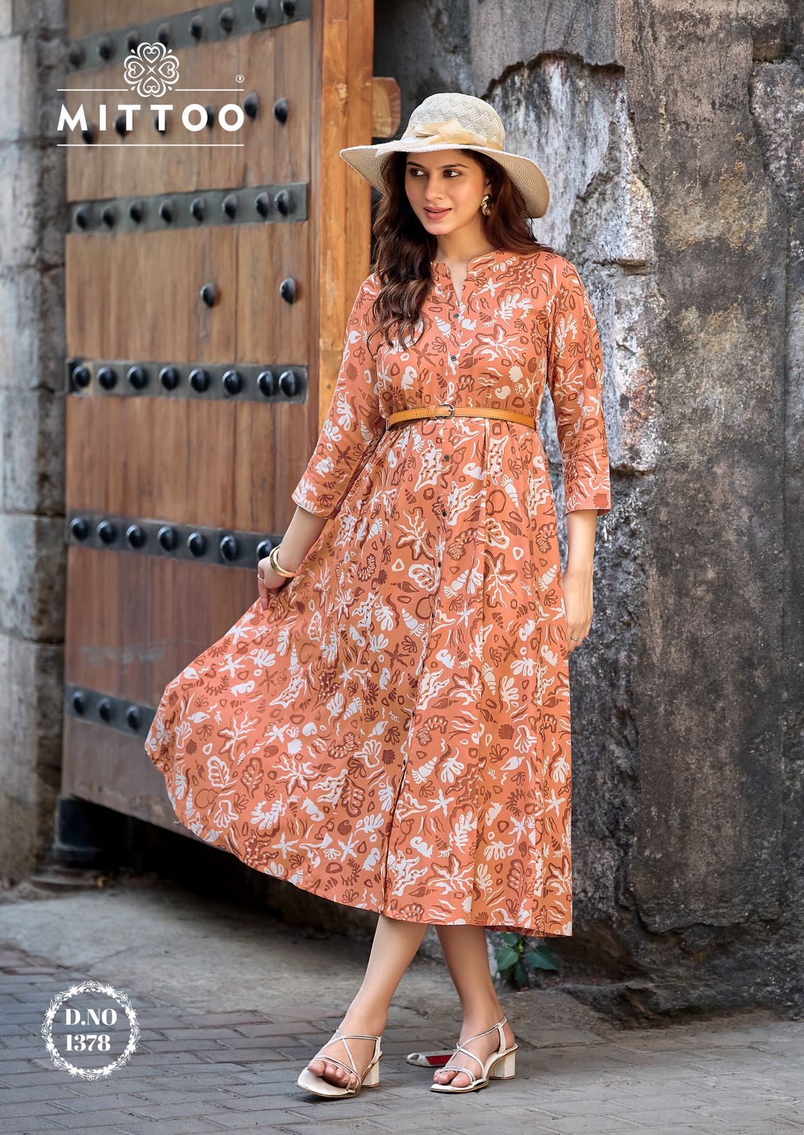Mittoo Belt Vol-26 Rayon Printed One Piece Dress - 6 Designs Catalog - M.R. Saree Emporium
