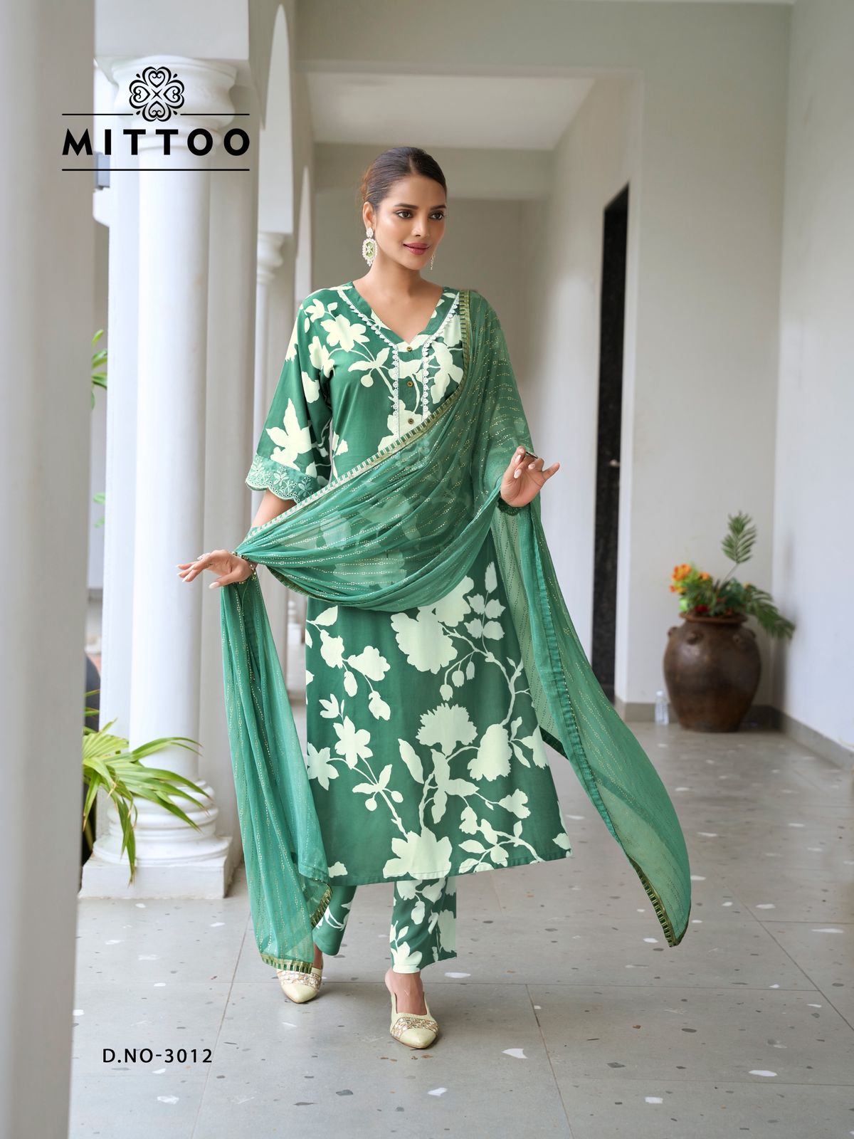 Mittoo Disney Vol 2 Rayon Print Suit Set - S to 3XL Handwork